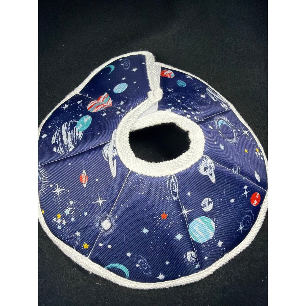 Cosmic‎ Space Galaxy Soft Recovery Collar Pet Small Blue Planet Celestial Cone